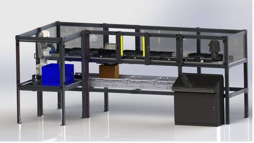 3D model of a pick cell